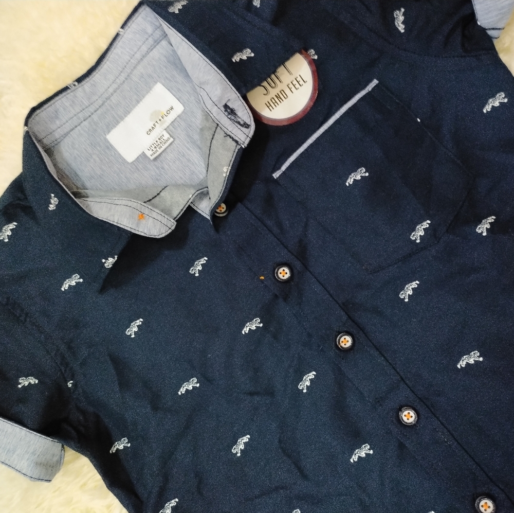 Craft + Flow Button Up T-Shirt